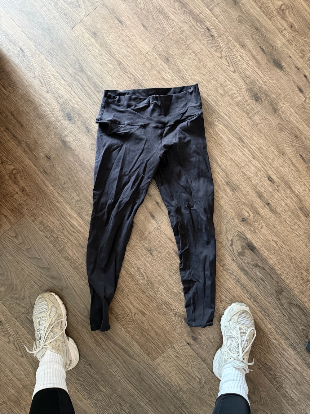 ALO 7/8 Black High-Waist Leggings